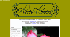 Desktop Screenshot of floresflowers.com